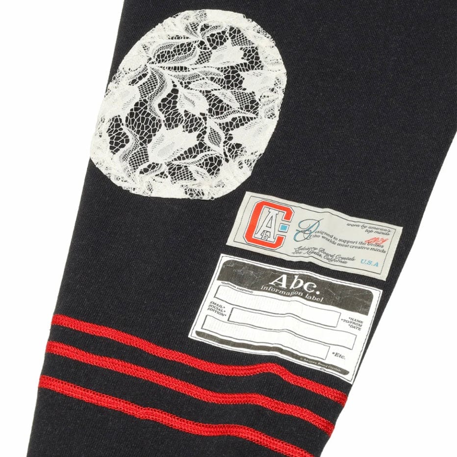 Abc Planet Saving Info. Fungi Edition 2 Rangoli Hoodie (Black) - Image 4