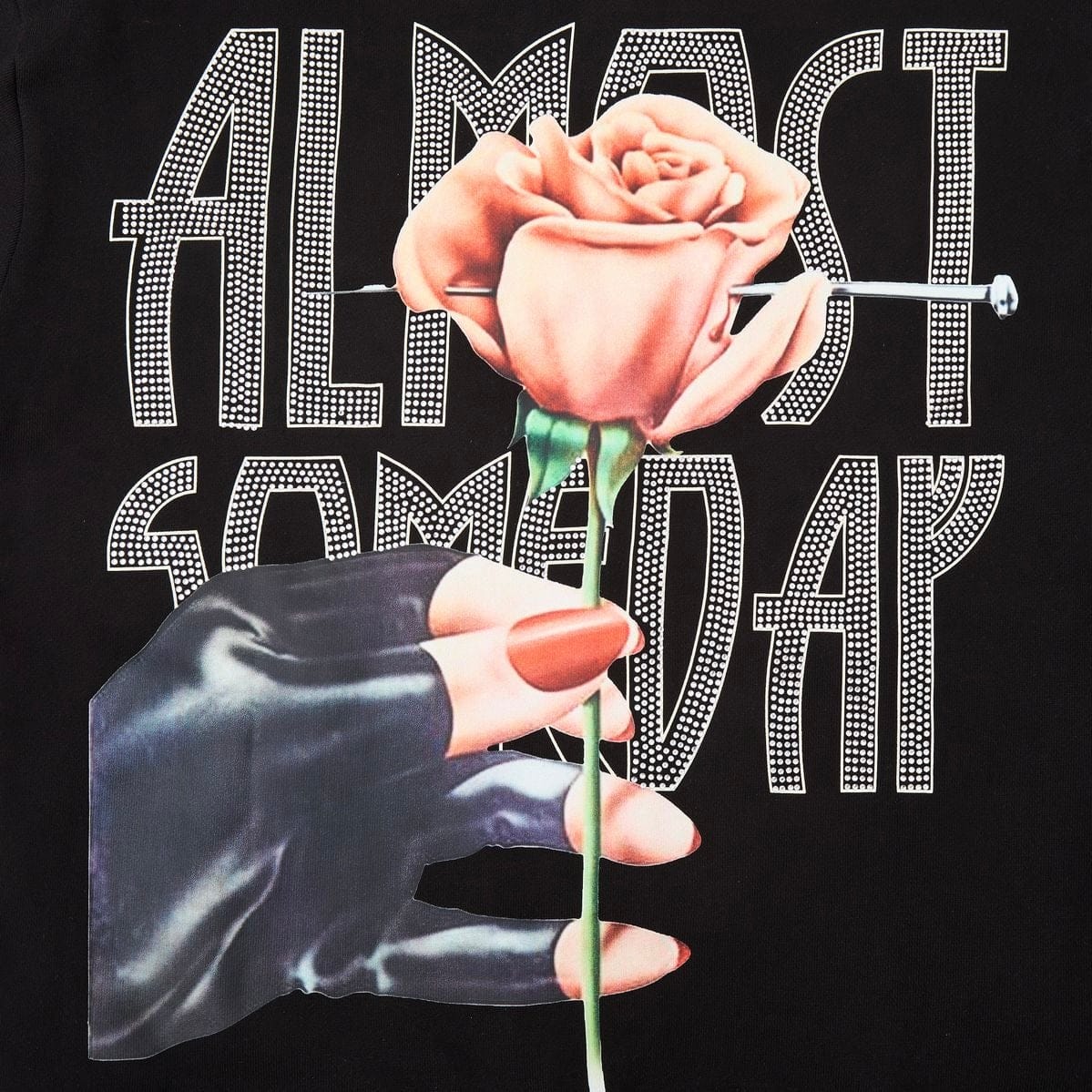 Almost Someday High Class Zip Up Hoodie (Sun Fade Black) AS-H25-015 - Image 10