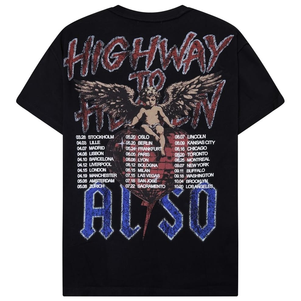 Almost Someday Highway To Heaven Tee (Black) AS-S26-081 - Image 2