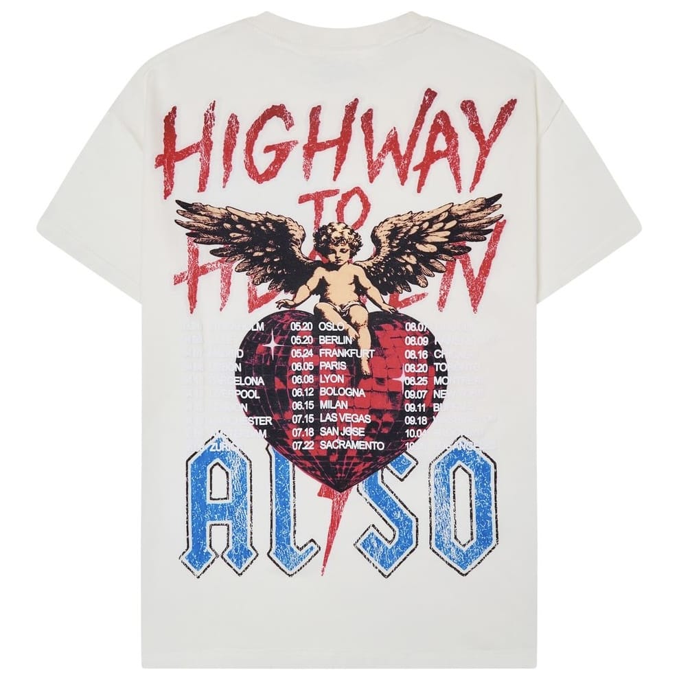 Almost Someday Highway To Heaven Tee (Cream) AS-S26-082 - Image 2