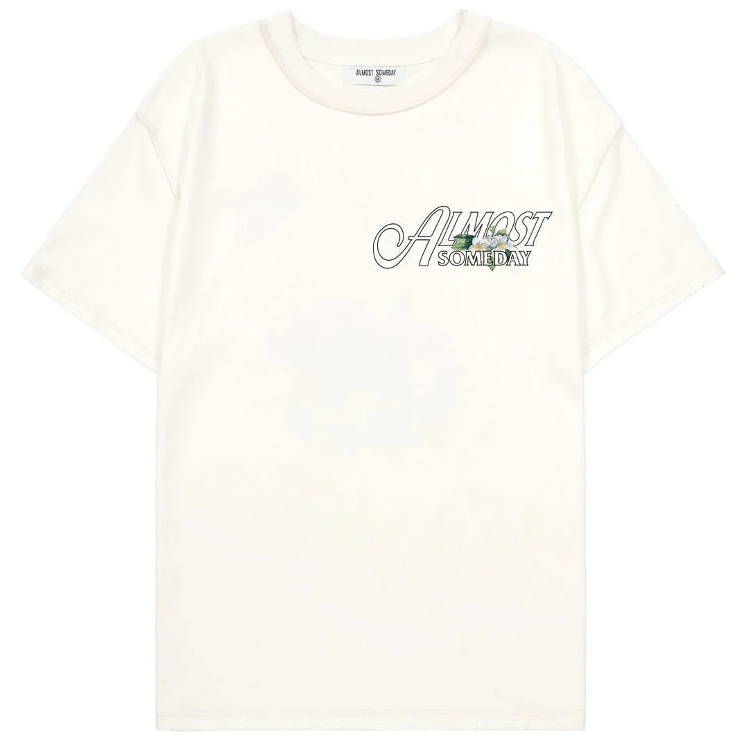 Almost Someday Ibiza Tee (Cream) AS-F25-025