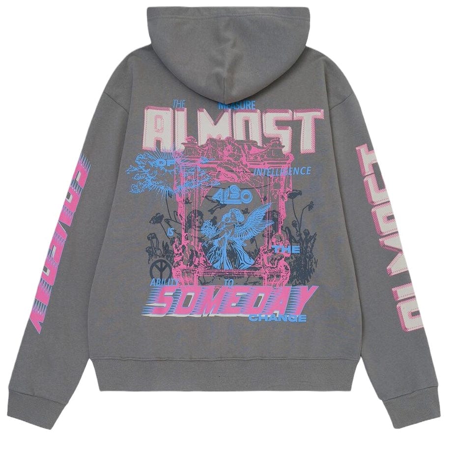 Almost Someday Lo-Fi Hoodie (Grey) C8-18 - Image 2
