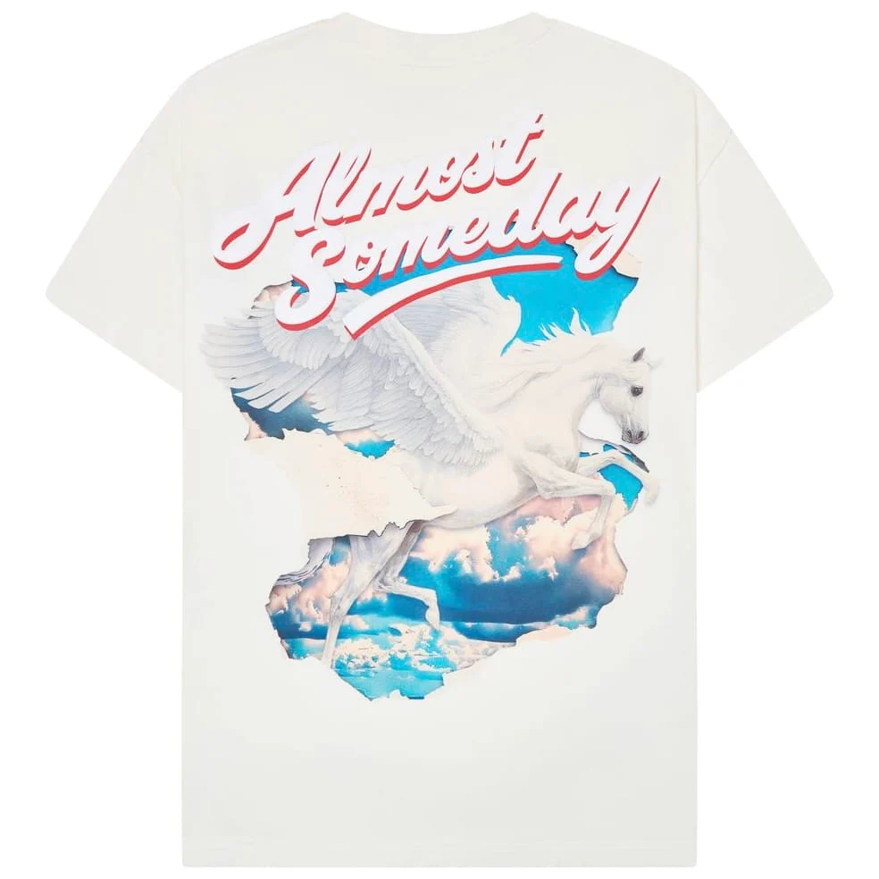 Almost Someday Pegasus Tee (Cream) AS-S26-094 - Image 2