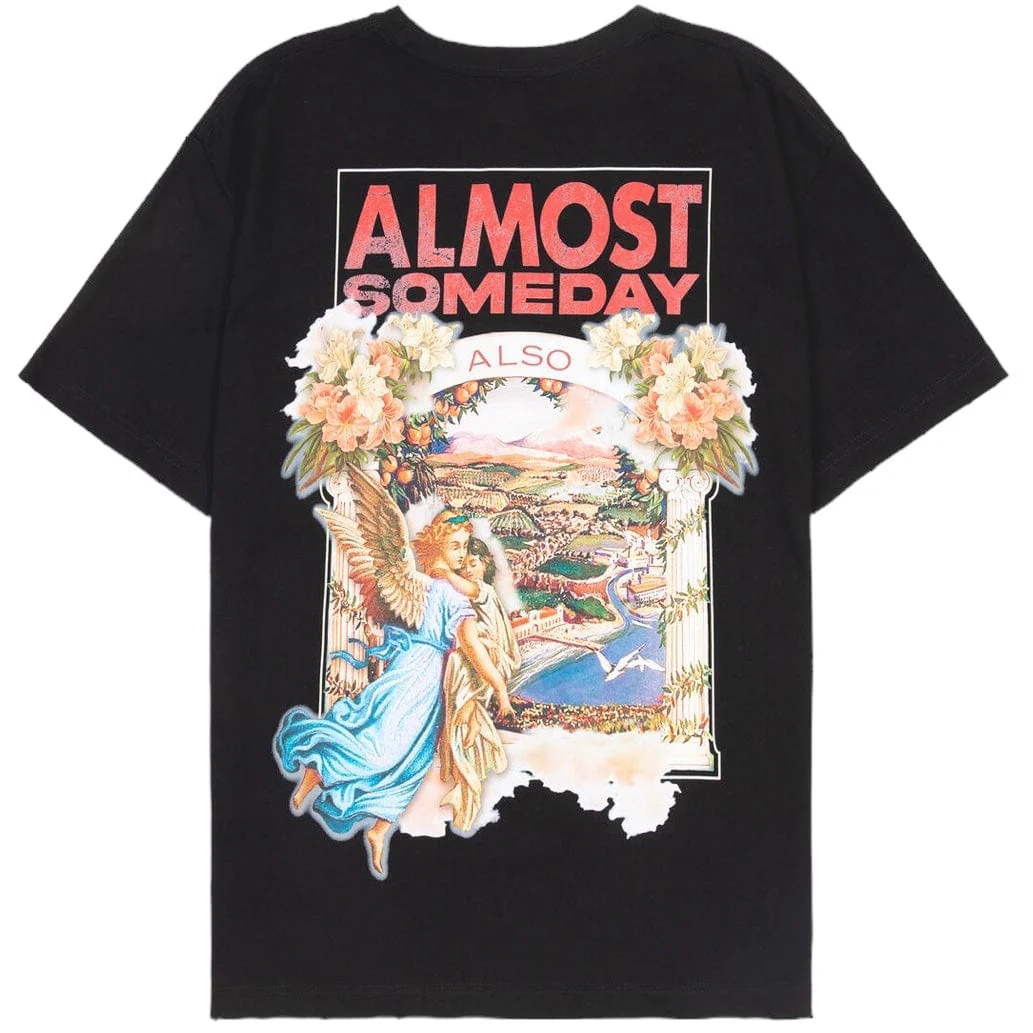 Almost Someday Postcard Tee (Black) C9-13 - Image 2