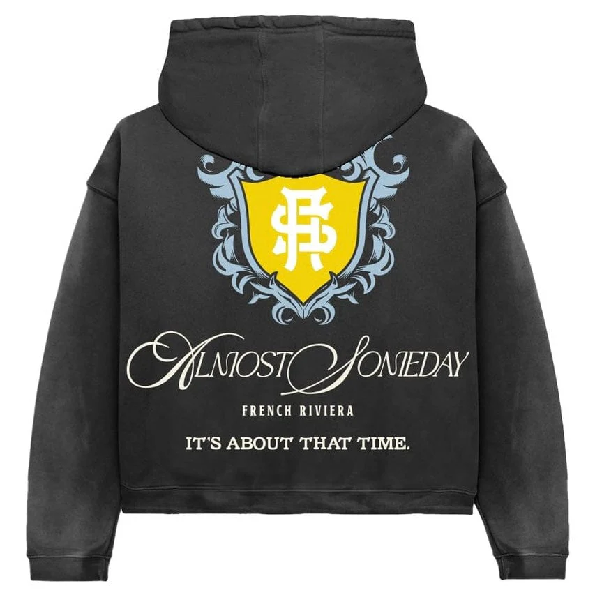 Almost Someday Riviera Hoodie (Black) AS-S26-076 - Image 2