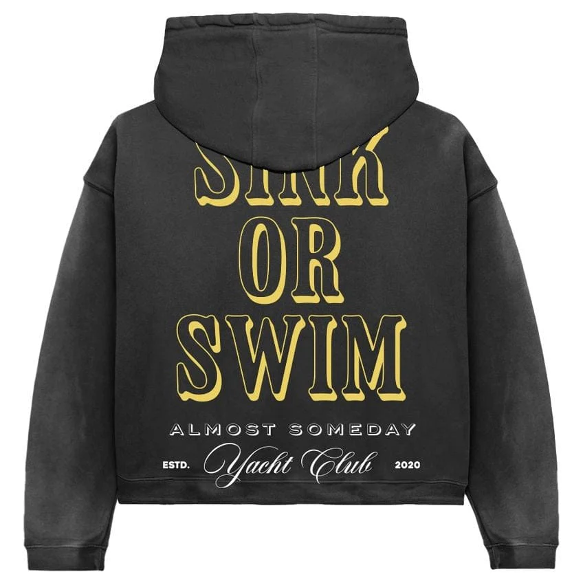 Almost Someday Yacht Clue Hoodie (Black) AS-S26-028 - Image 2