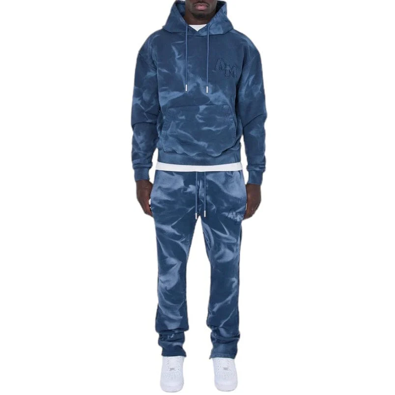 Amicci Rezaro Washed Joggers (Navy) AM025NAVS - Image 3