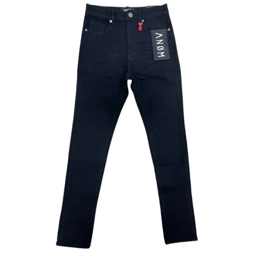 Anom 360 Skinny Denim Jean (Jet Black) ANOM-SK-001