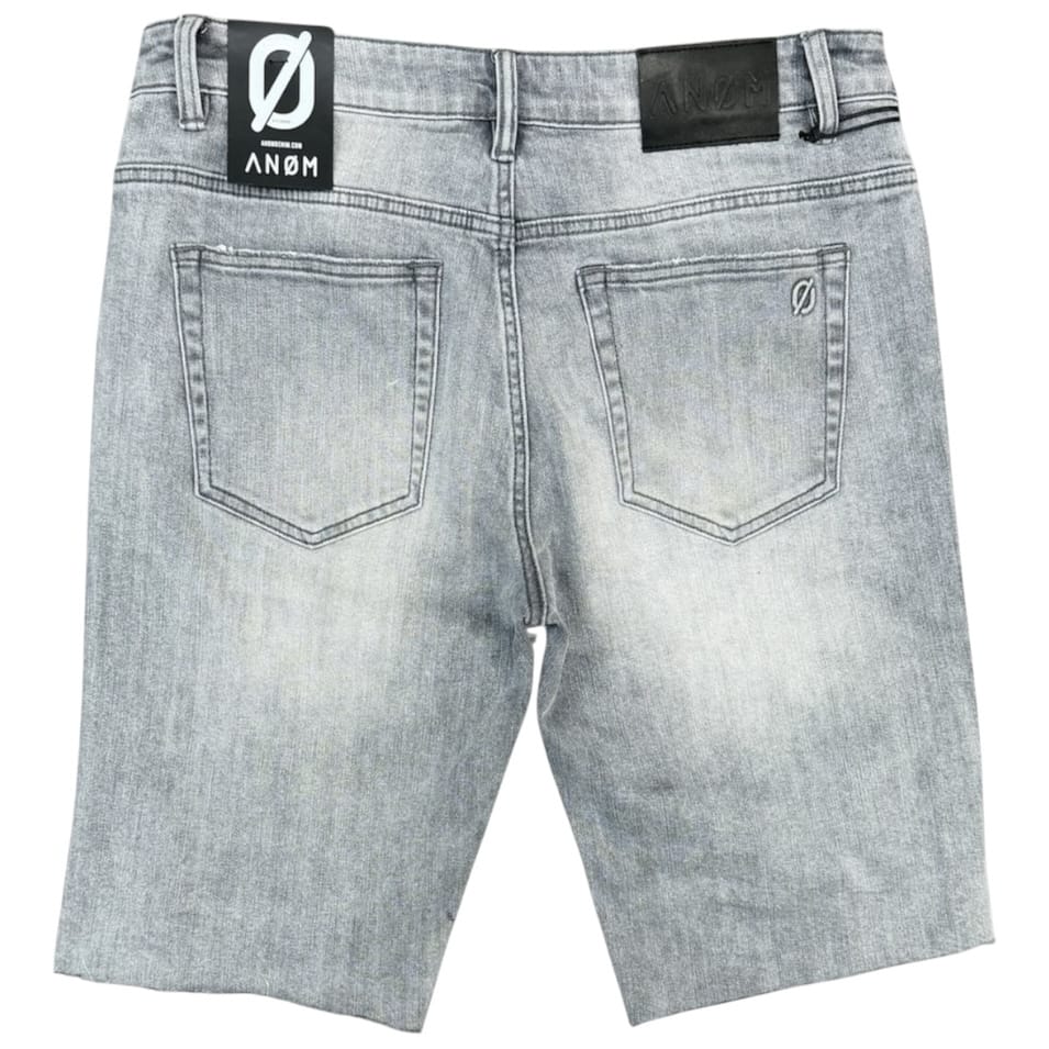 Anom Rigid Denim Short (Snow Gray Wash) ANM238SH - Image 2