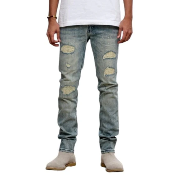 Anom Skinny Fit Skyline Denim Jean (Blue Wash) ANM184SF