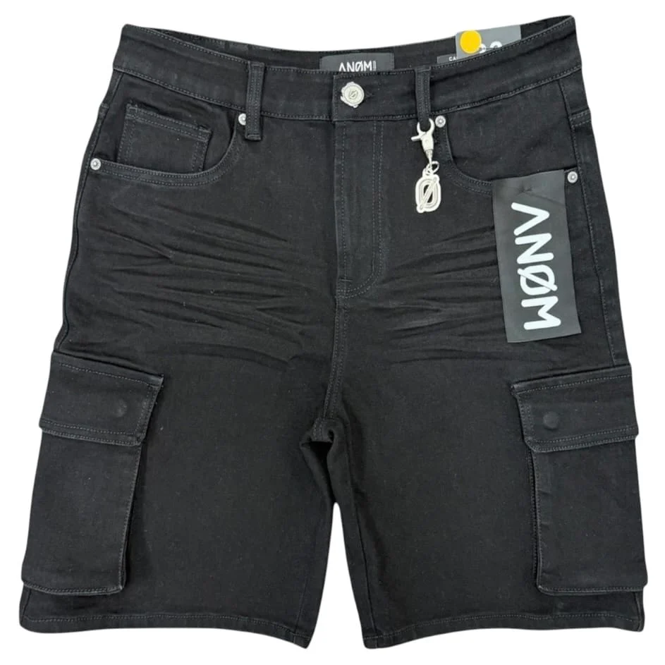 Anom Yazan Denim Short (Jet Black) ANM233SH