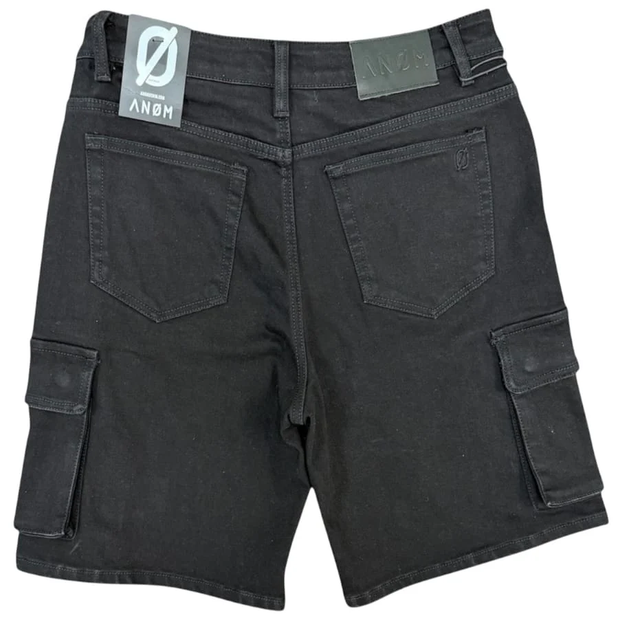 Anom Yazan Denim Short (Jet Black) ANM233SH - Image 2