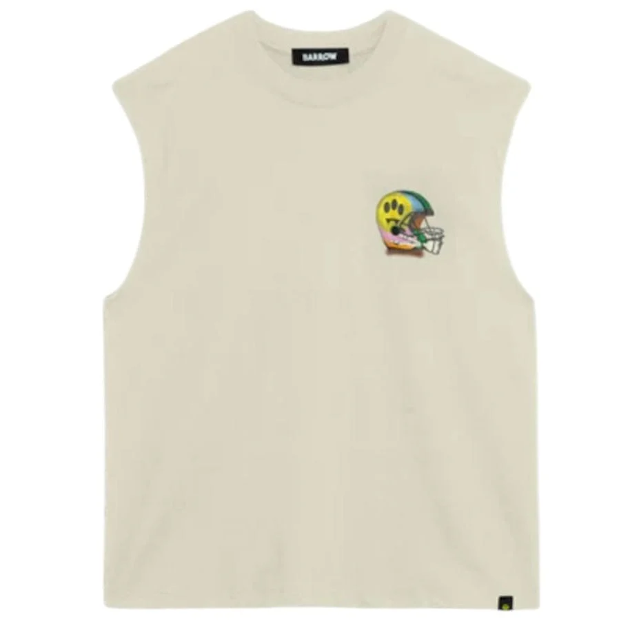 Barrow Canotta Unisex Sleeveless Jersey (Vanilla) S5BWUATH144-BW029