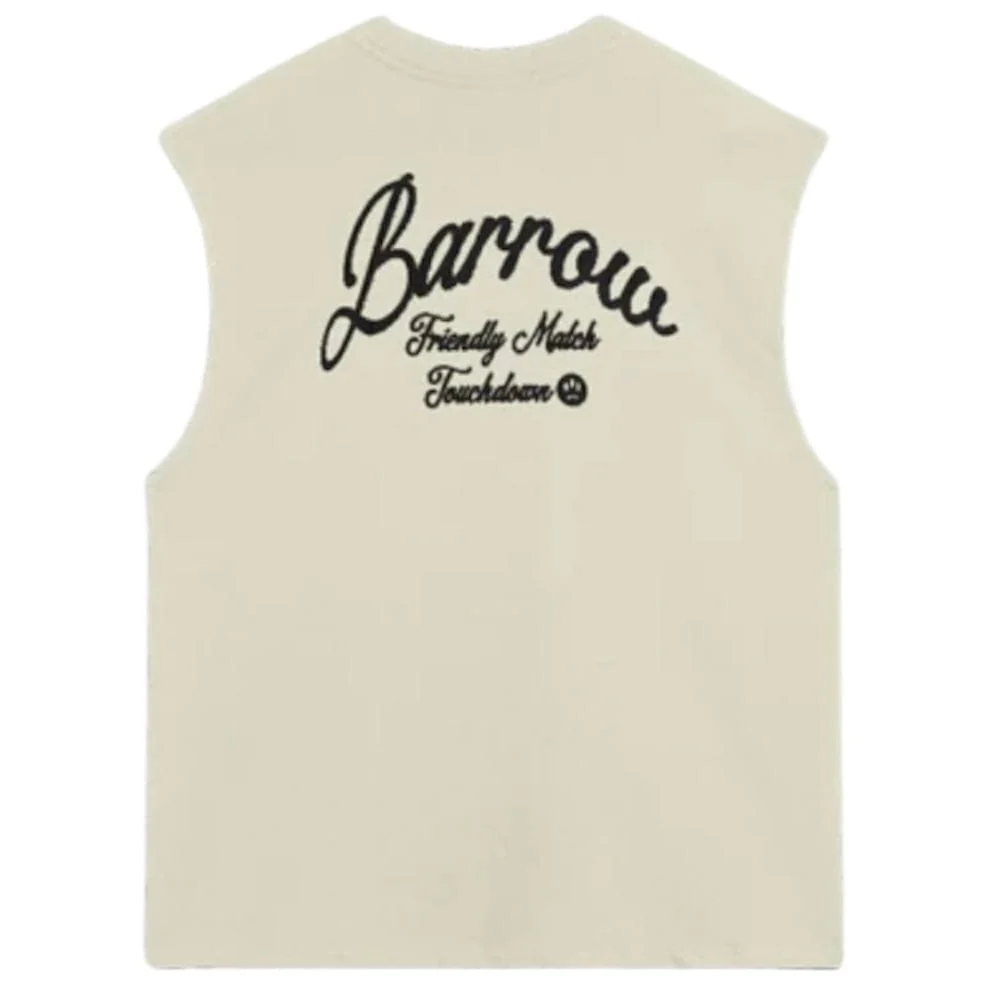 Barrow Canotta Unisex Sleeveless Jersey (Vanilla) S5BWUATH144-BW029 - Image 2