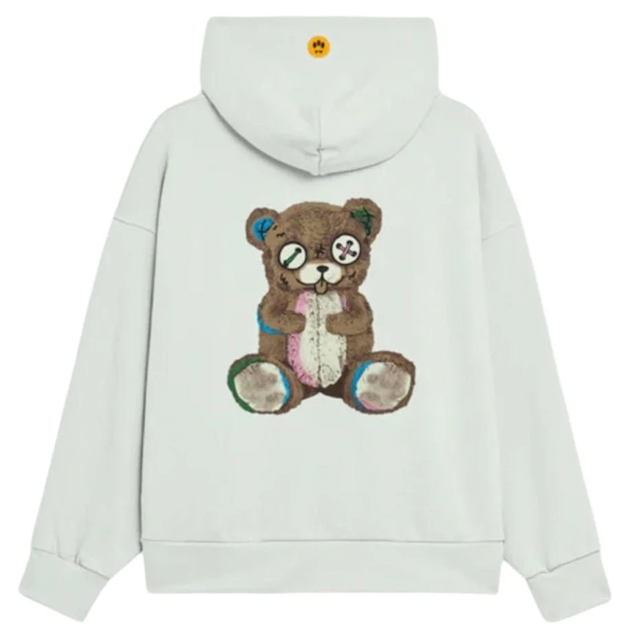 Barrow Felpa Teddy Hoodie (Off White) S5BWUAHS151-002 - Image 2