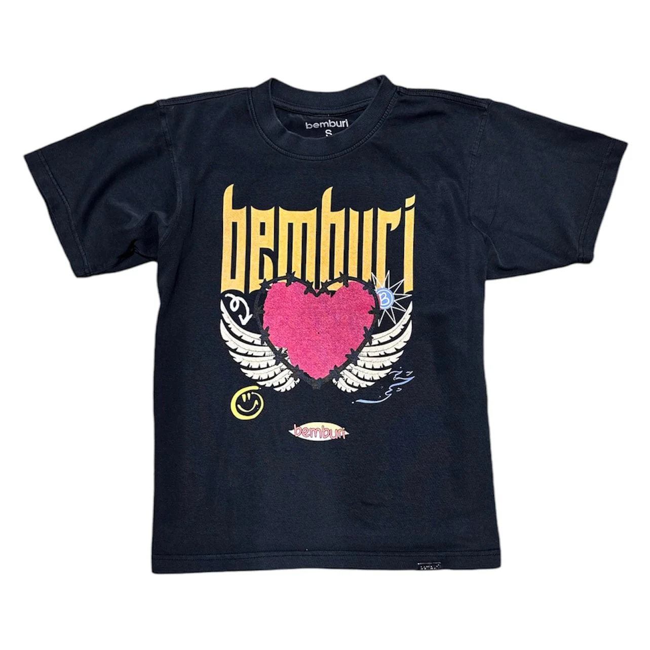 Bemburi Its All Love T Shirt (Black) - Image 2