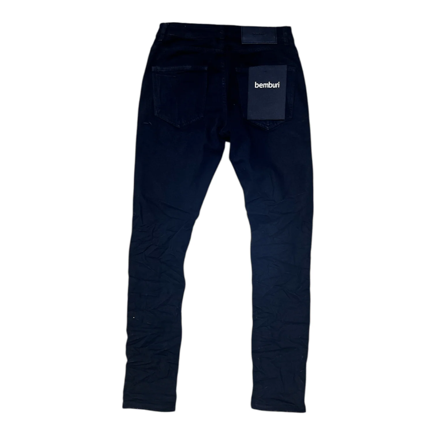 Bemburi Skinny Fit Clean Denim Jean (Jet Black) M8502DA - Image 2