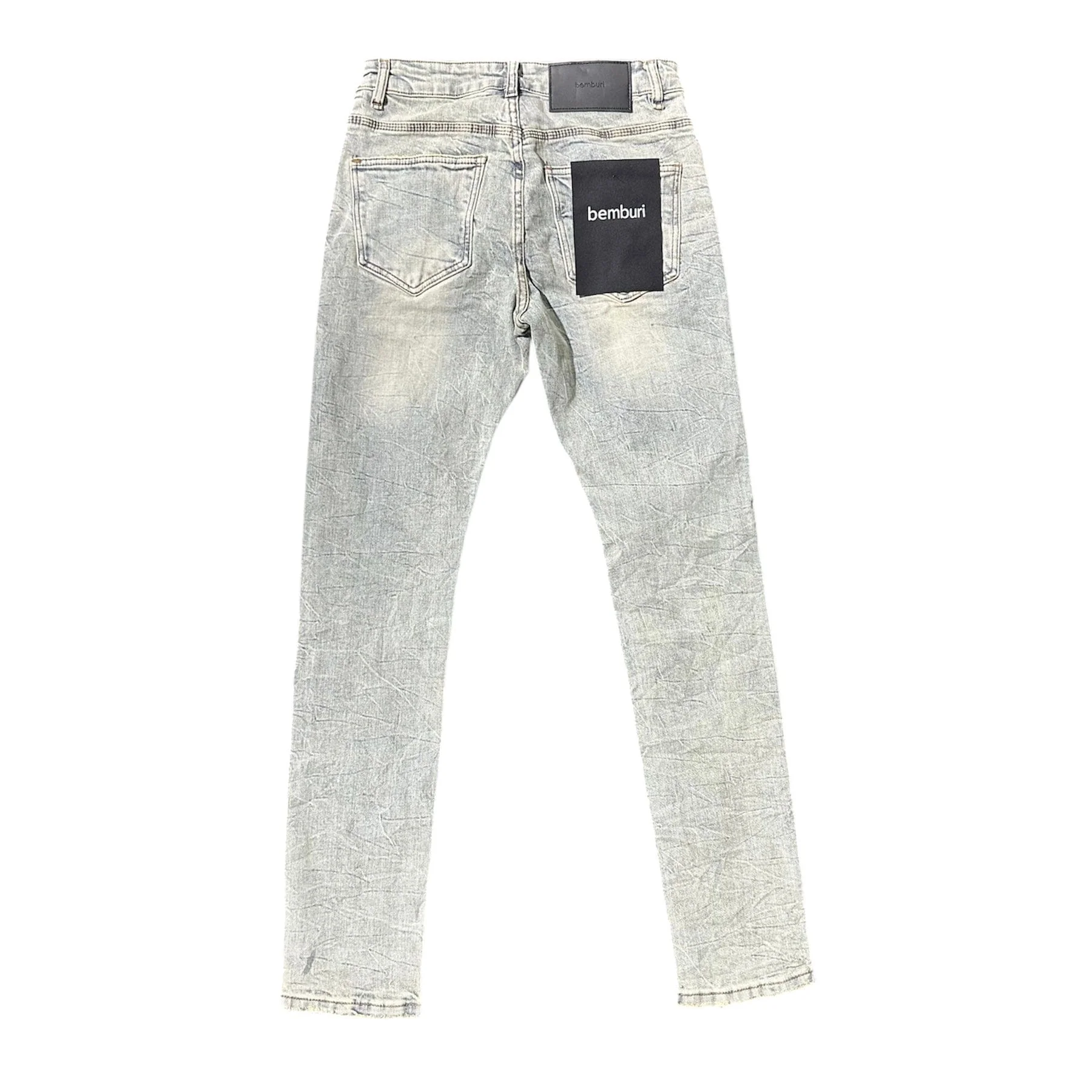 Bemburi Skinny Fit Denim Jean (Dirty Vintage) M8502D - Image 2