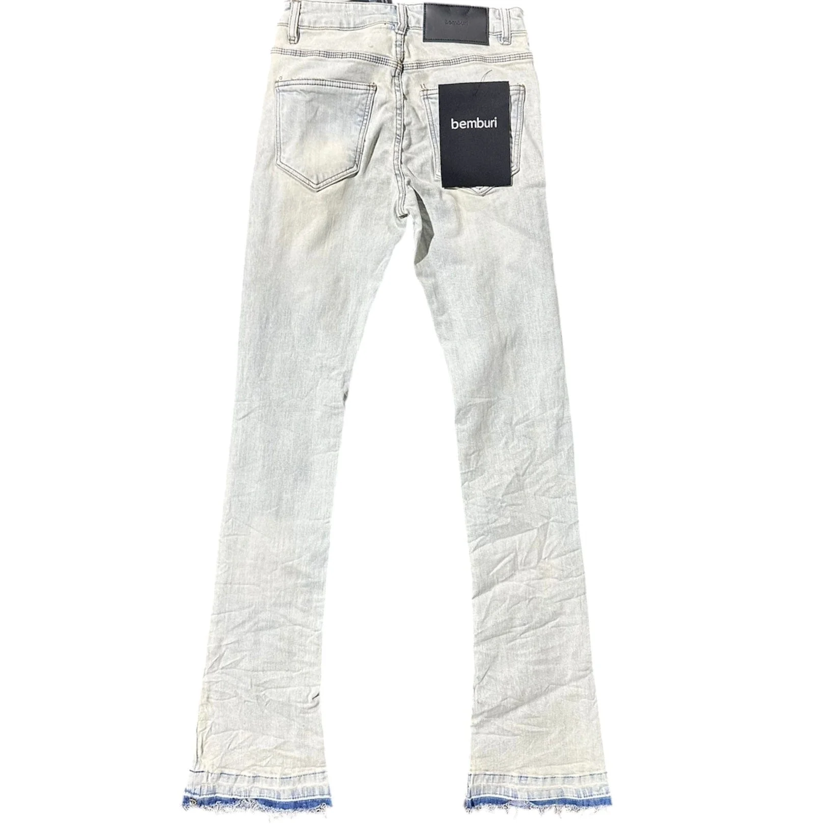 Bemburi Stacked Fit Denim Jean (Antique Bleach) M8503D - Image 2