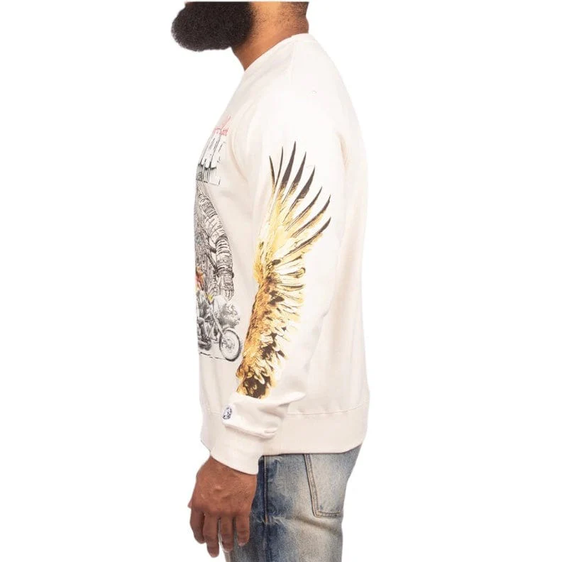 Billionaire Boys Club BB Desert Eagle Sweatshirt (Whisper White) 841-8316 - Image 4