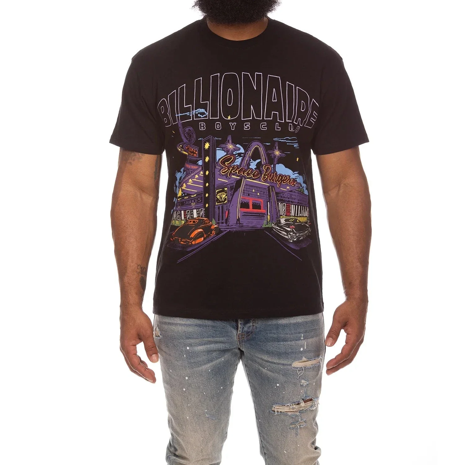 Billionaire Boys Club BB Diner SS Knit (Black) 851-4302