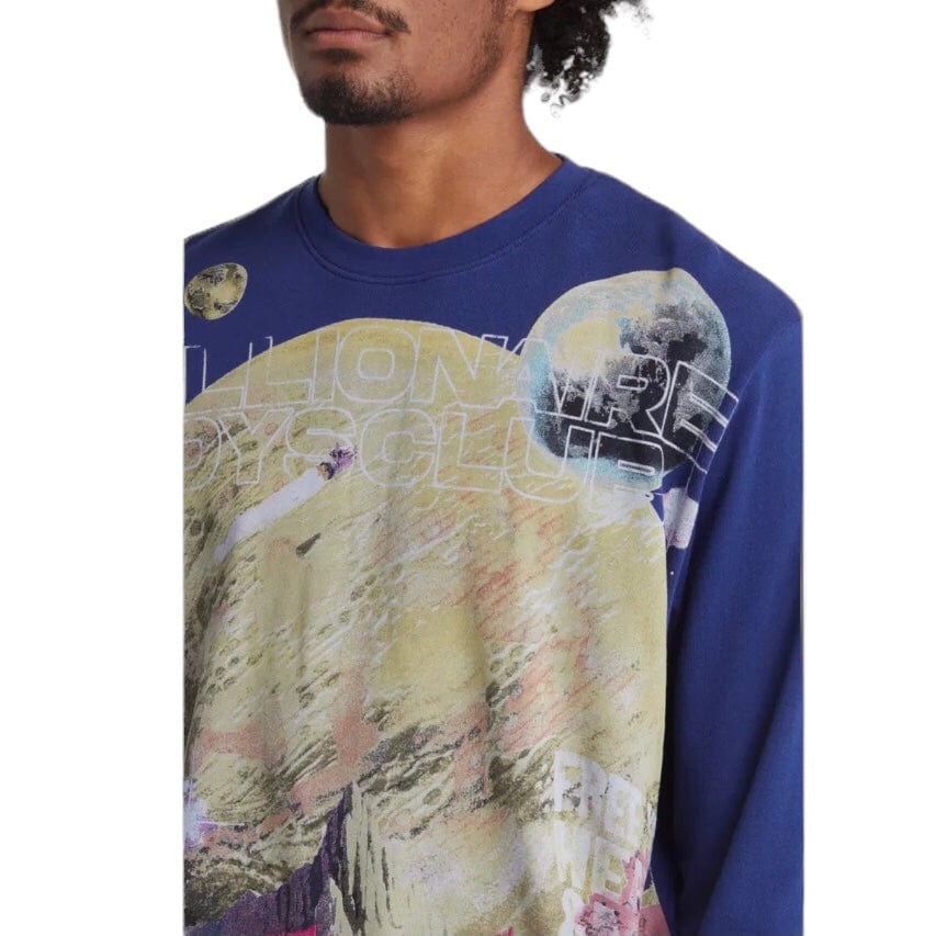 Billionaire Boys Club BB Free Crewneck (Blue Depths) 831-7304 - Image 5