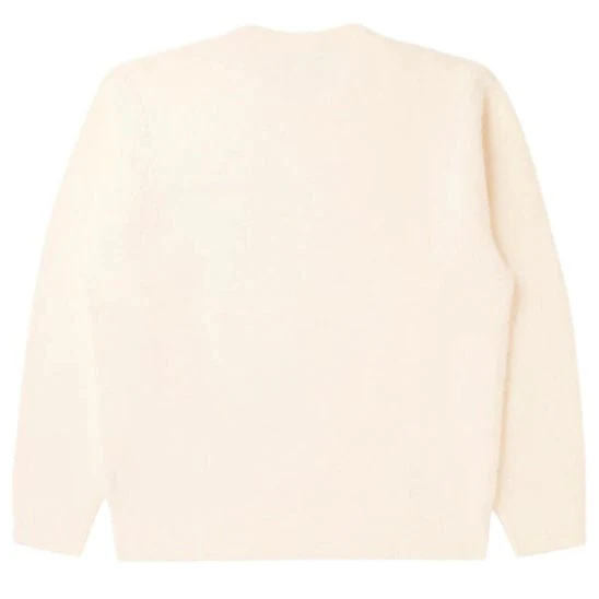 Billionaire Boys Club BB Fuzz Sweatshirt (Whisper White) 841-8305 - Image 5