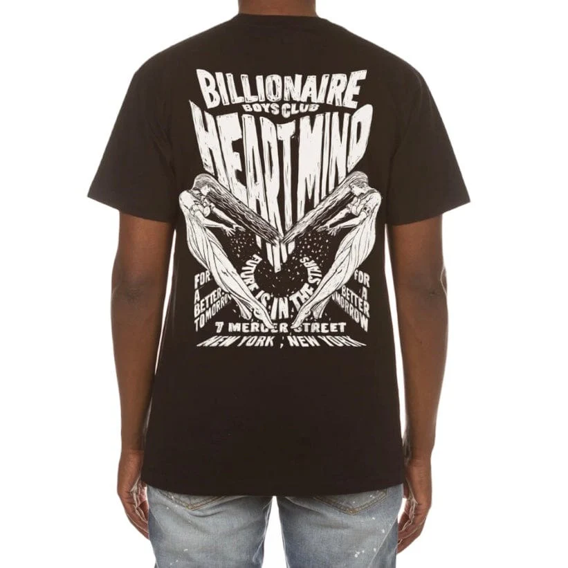 Billionaire Boys Club BB Heart And Mind SS Knit (Black) 841-8308 - Image 2