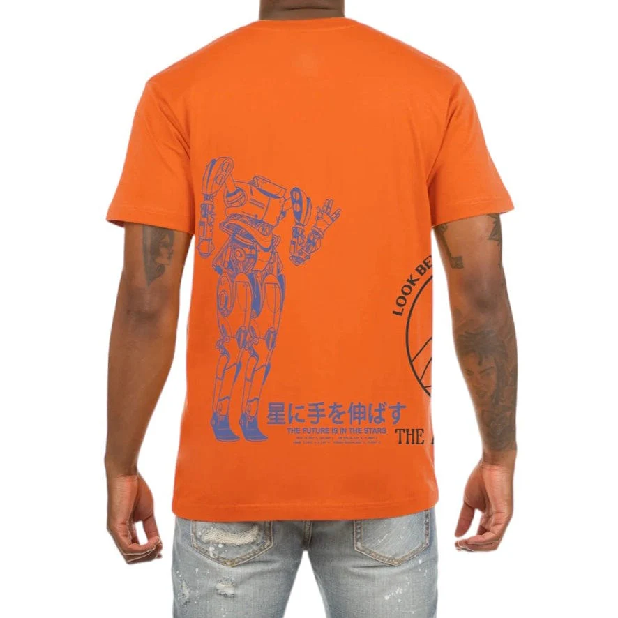 Billionaire Boys Club BB Human SS Tee Oversized Fit (Golden Poppy) 841-1209 - Image 2