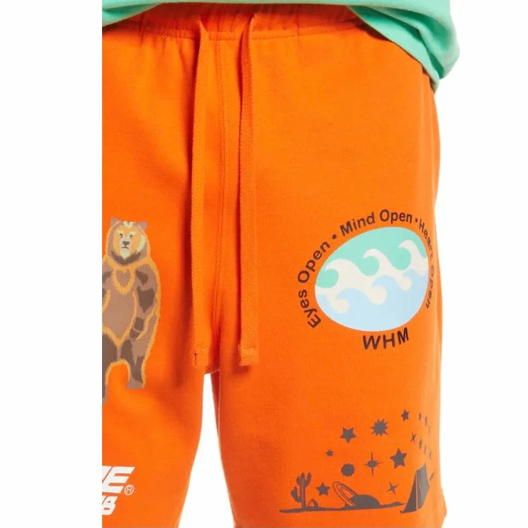 Billionaire Boys Club BB Peak Shorts (Red Orange) 821-5100 - Image 2