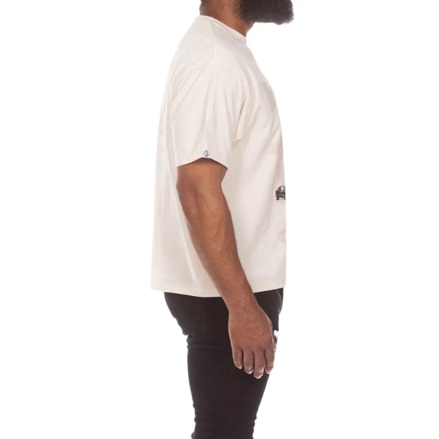 Billionaire Boys Club BB Ride Stables SS Knit Cropped Fit (Whisper White) 841-8309 - Image 2