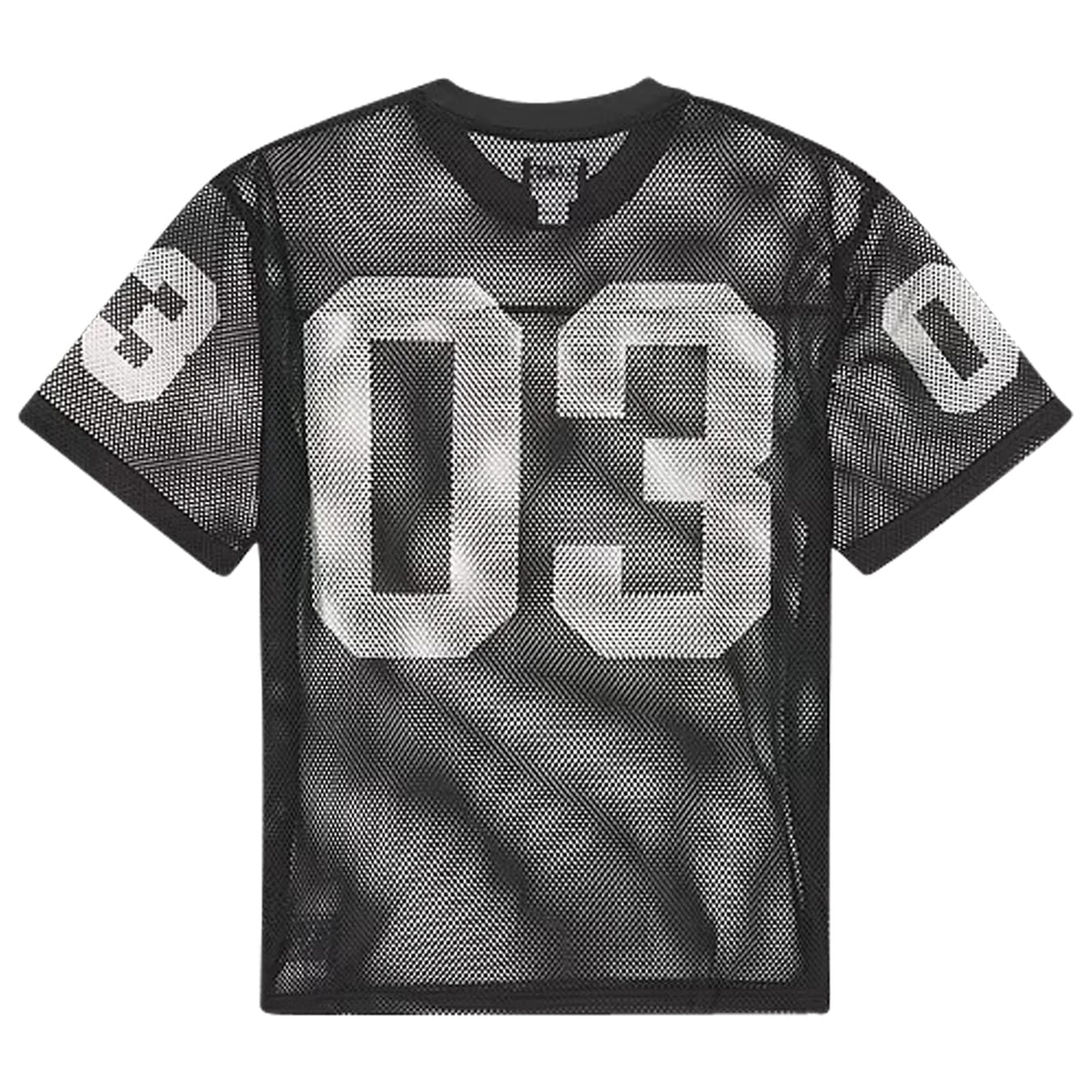 Billionaire Boys Club BB Varsity SS Mesh Knit Jersey (Black) 861-3300 - Image 4