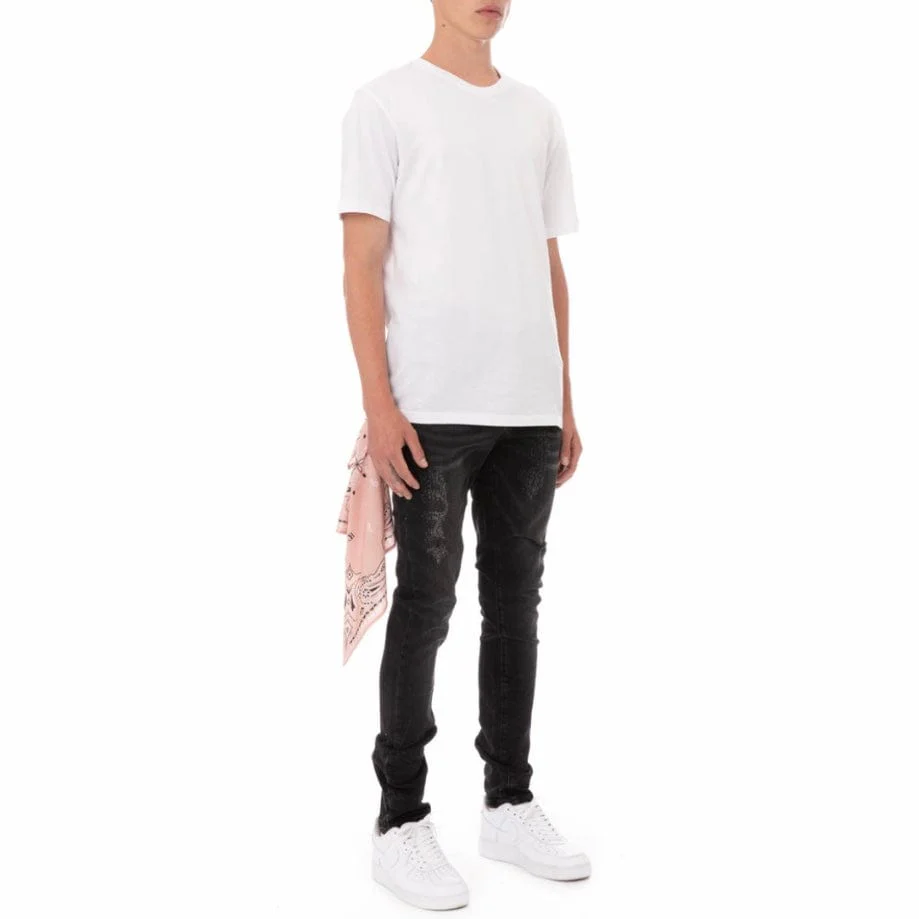 Blue Carats The Mcqueen 5-Pkt Slim Fit Jean (Distressed Noir) 211-7105 - Image 11