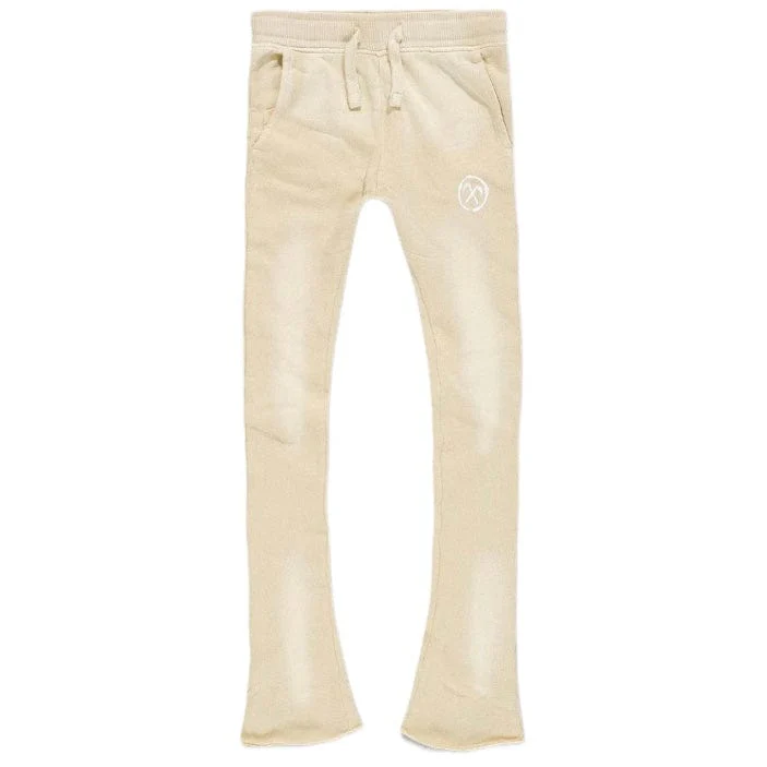 Boys Jordan Craig Afterlife Stacked Sweatpants (Khaki) 8631LB
