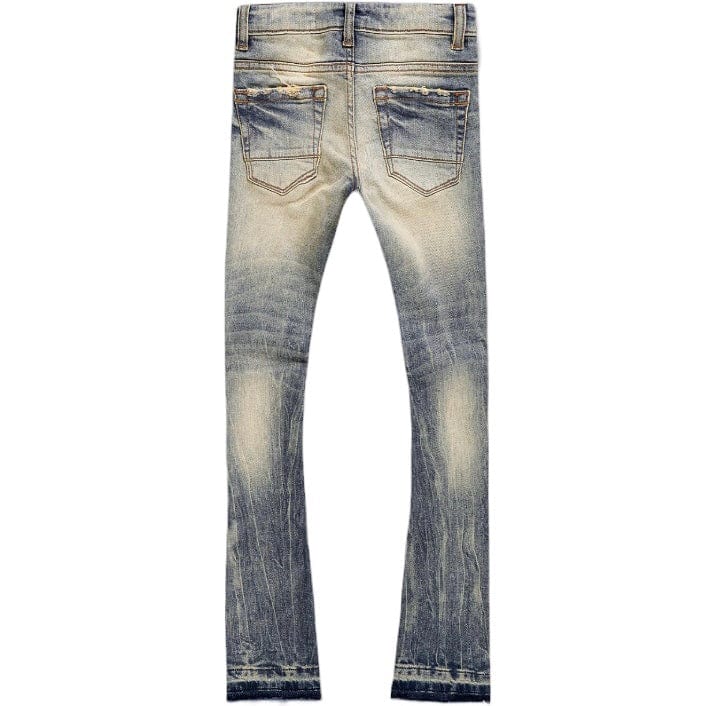 Boys Jordan Craig Attitude Stacked Denim (Vintage) JTF1214B - Image 2