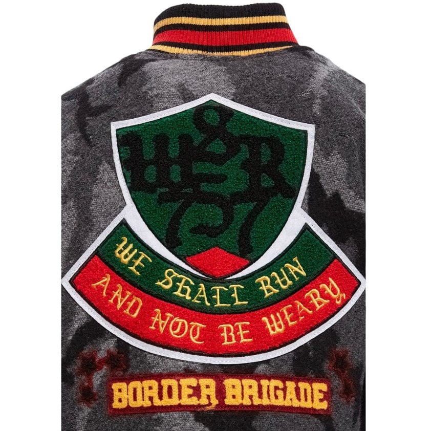 Boys Jordan Craig Hellcat Varsity Jacket (Black Camo) 91646B - Image 8