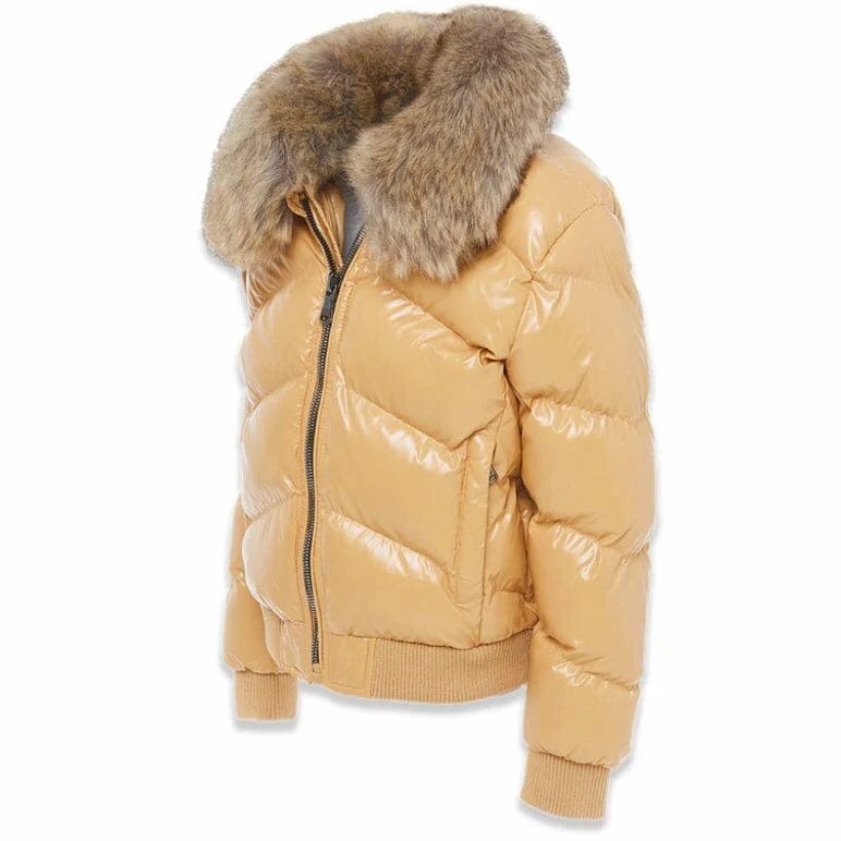 Boys Jordan Craig Lenox Puffer Jacket (Caramel) 91582B - Image 2