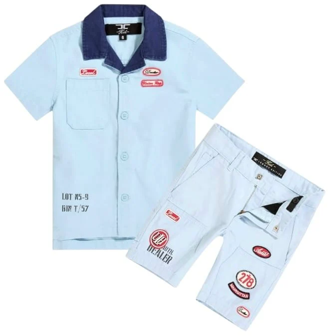Boys Jordan Craig Mechanic Re-Up Set (Service Blue)