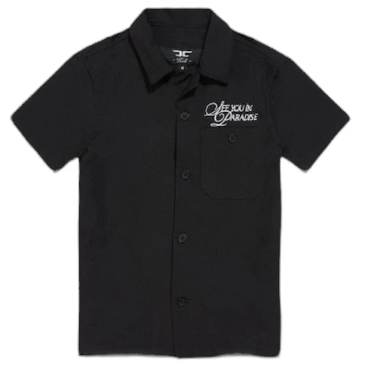 Boys Jordan Craig Oakland Mechanic Short & Shirt Set (Black) 2061B-2061SB