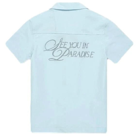 Boys Jordan Craig Oakland Mechanic Short & Shirt Set (Sky) 2061B-2061SB - Image 2