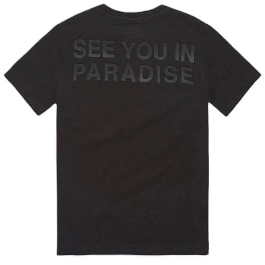 Boys Jordan Craig Paradise Tonal T-Shirt (Black) 9151AB - Image 2