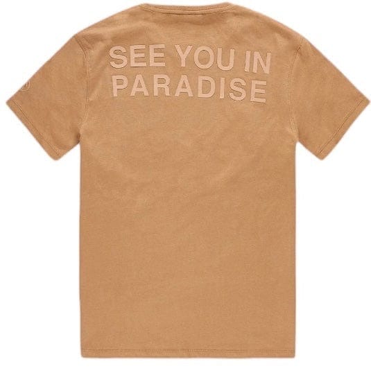 Boys Jordan Craig Paradise Tonal Tee (Mocha) 9097AB - Image 2