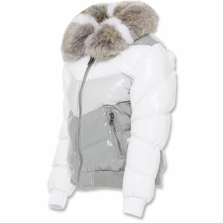Boys Jordan Craig Sugar Hill Puffer Jacket (Arctic) 91587B - Image 2