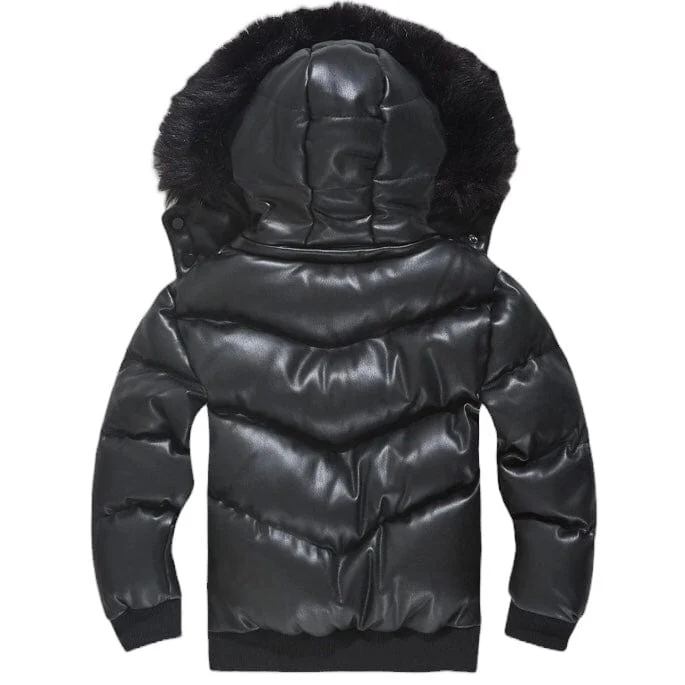 Boys Jordan Craig Thriller Puffer Jacket (Black) 91636B - Image 2
