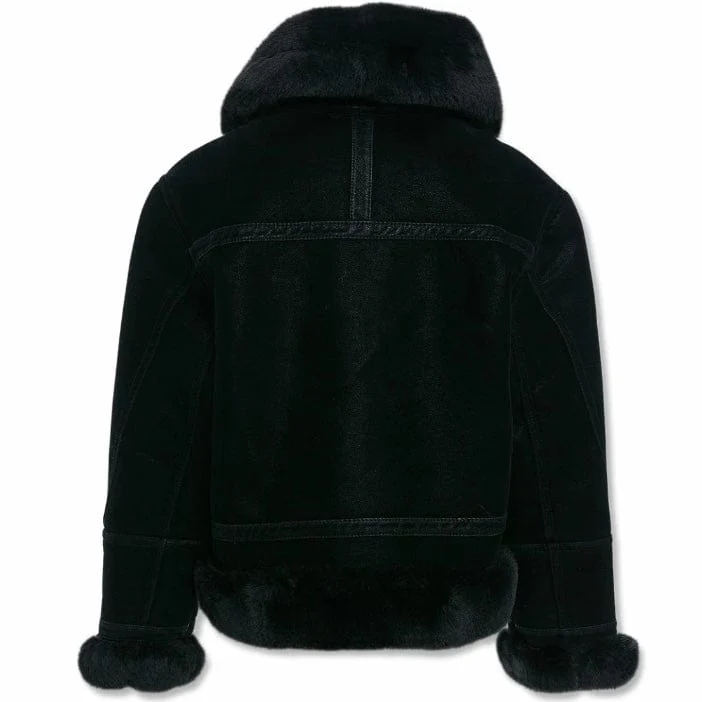 Boys Jordan Craig Vienna Bomber Jacket (Black) 91405B - Image 3