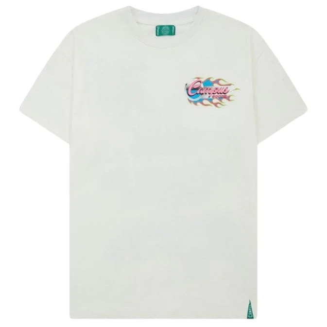 Campus Goods Fumes Crop Tee (Cream) CG-S25-31
