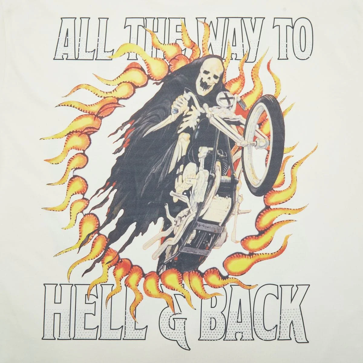 Campus Goods Hell & Back Cropped Tee (Cream) CG-SUM-14 - Image 4