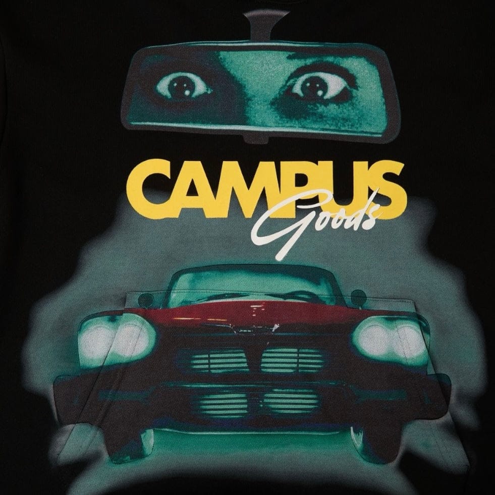 Campus Goods Rearview Horror Hoodie (Black) CG-H25-021 - Image 8