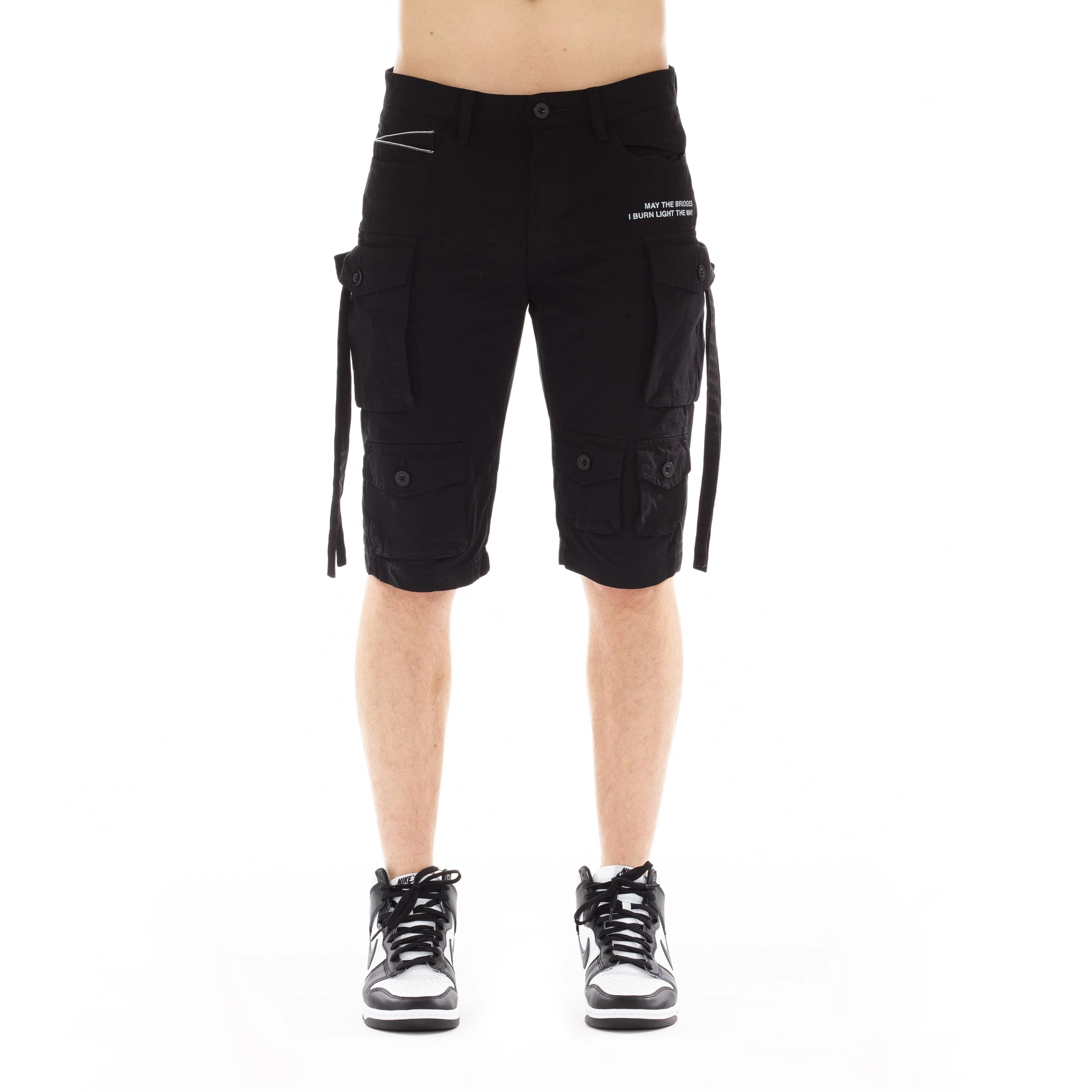 CARGO SHORTS IN VINTAGE BLACK - Image 2