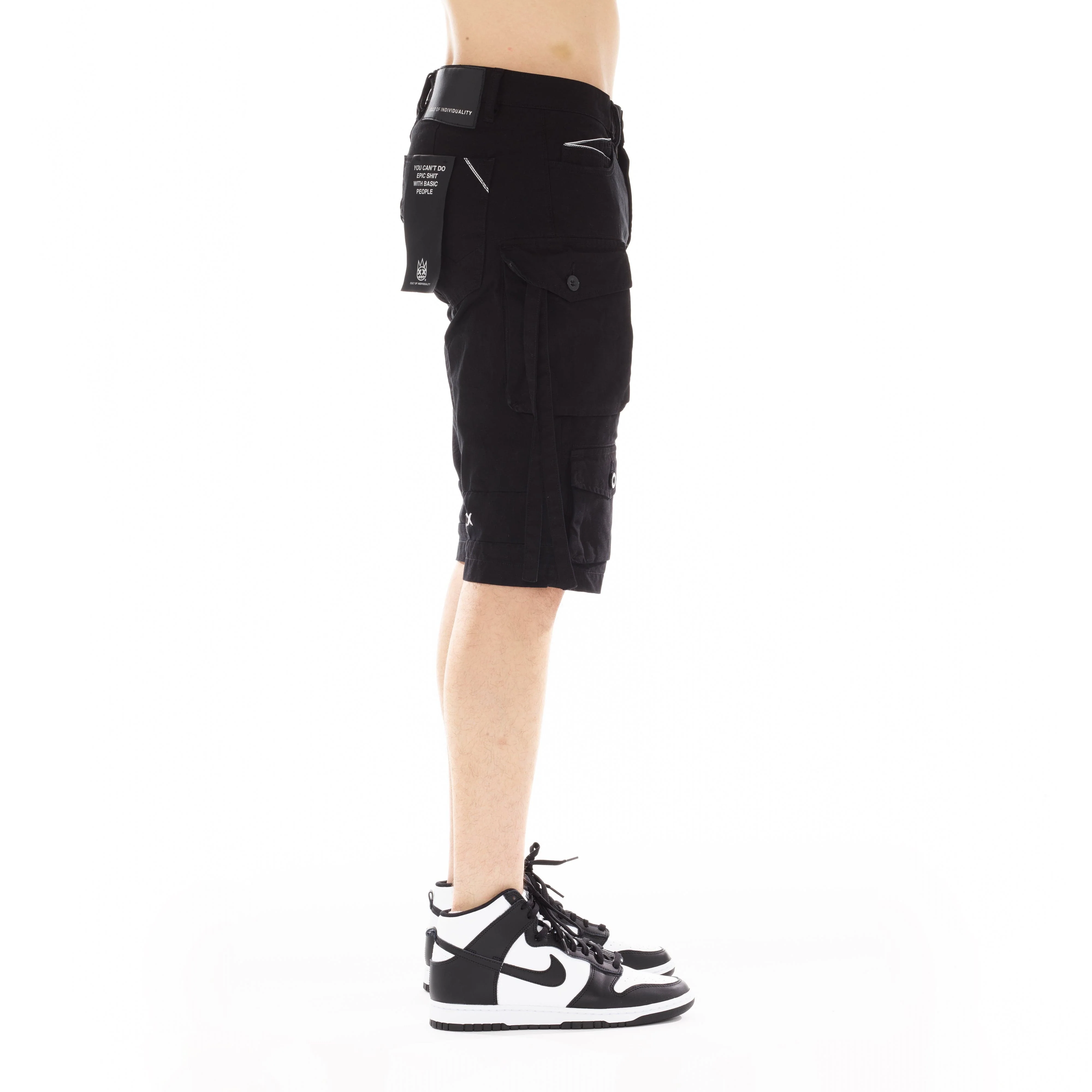 CARGO SHORTS IN VINTAGE BLACK - Image 6